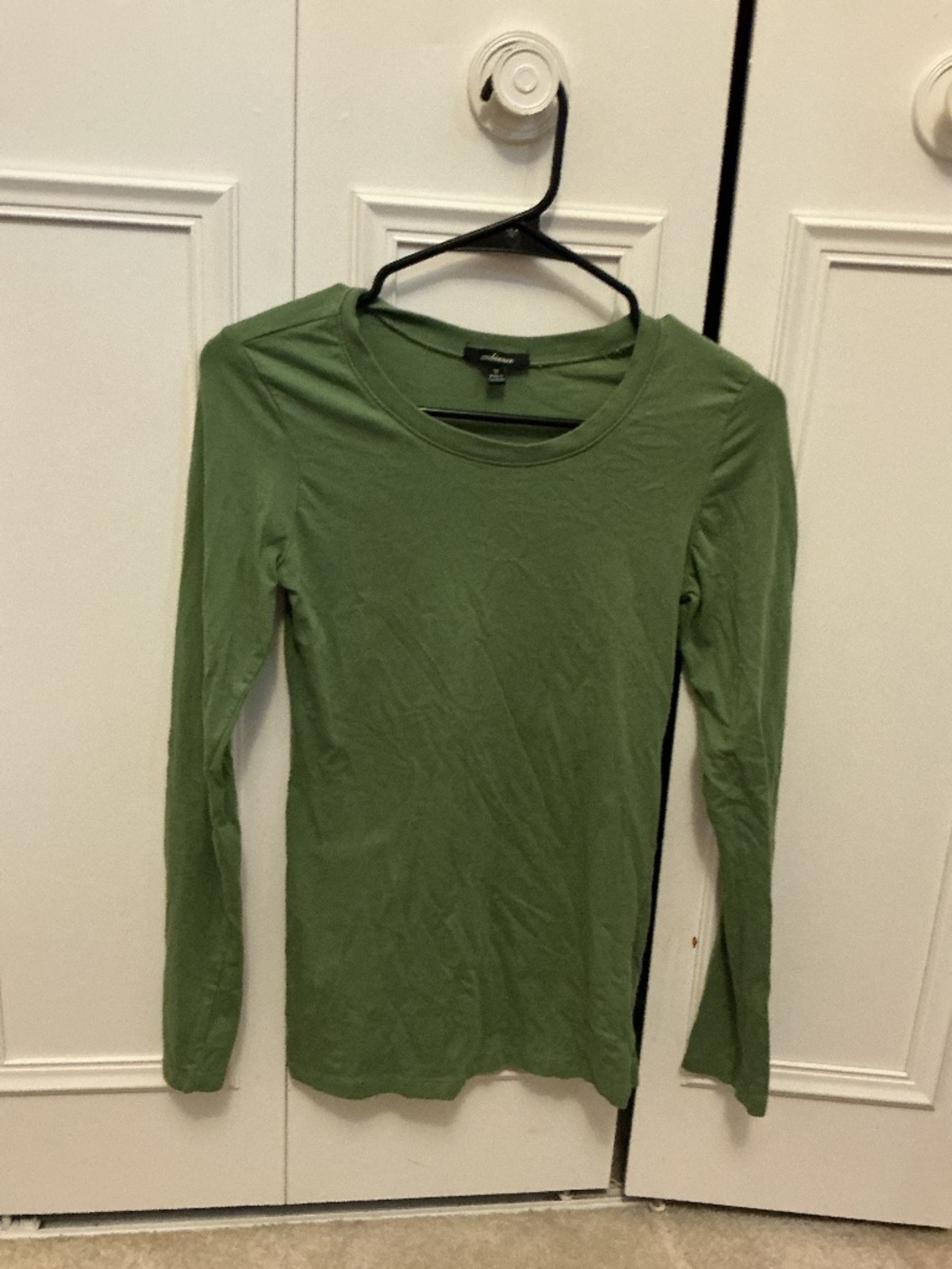 Forest green long sleeve shirt